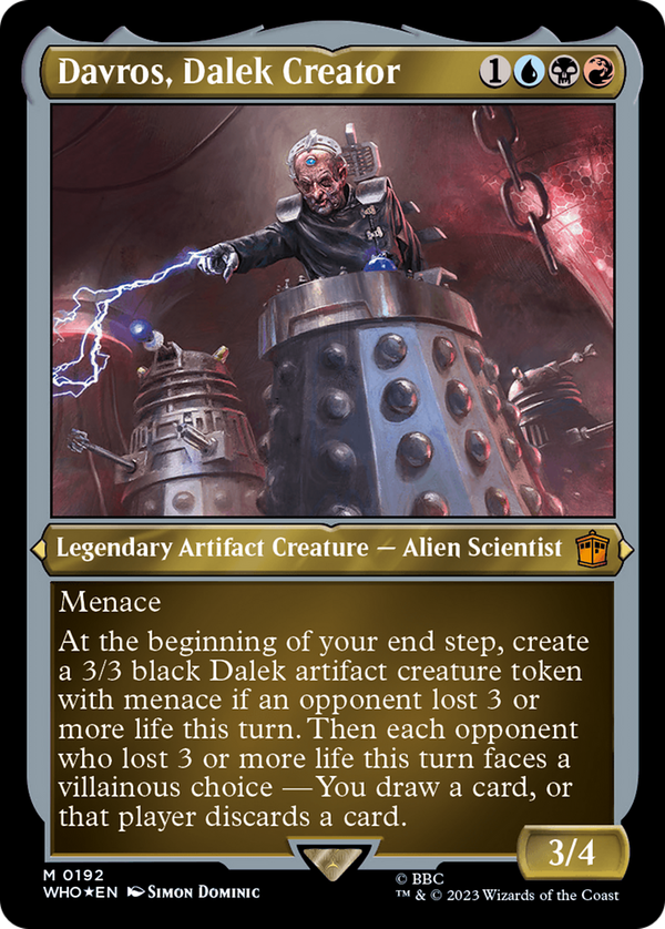 Davros, Dalek Creator (who)