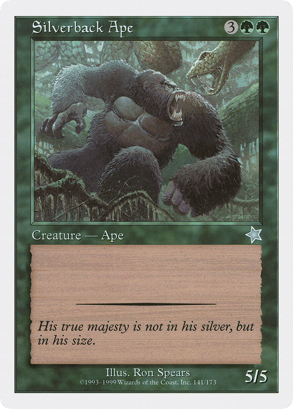 Silverback Ape (s99)