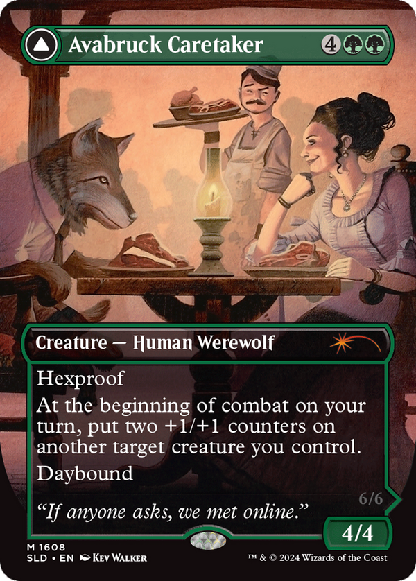 Avabruck Caretaker // Hollowhenge Huntmaster (sld)