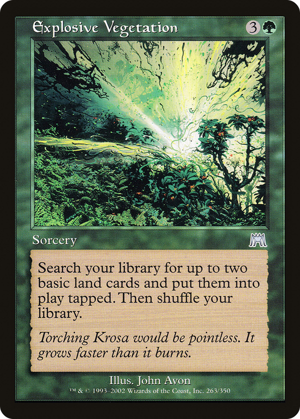 Explosive Vegetation (ons)