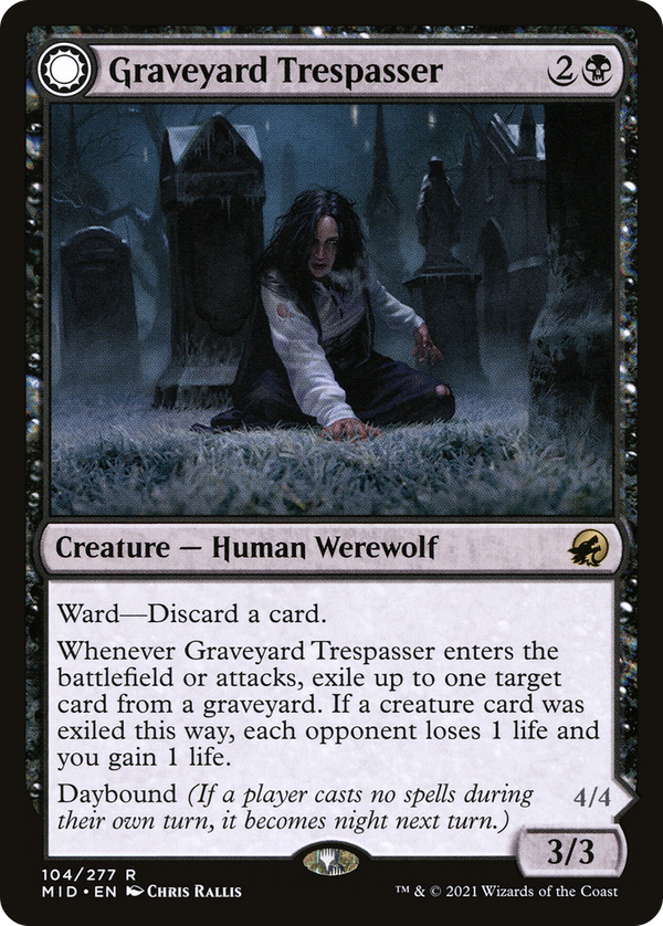Graveyard Trespasser // Graveyard Glutton (mid)
