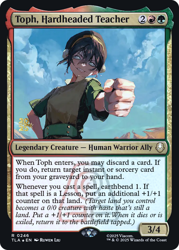 Toph, Hardheaded Teacher (ptla)