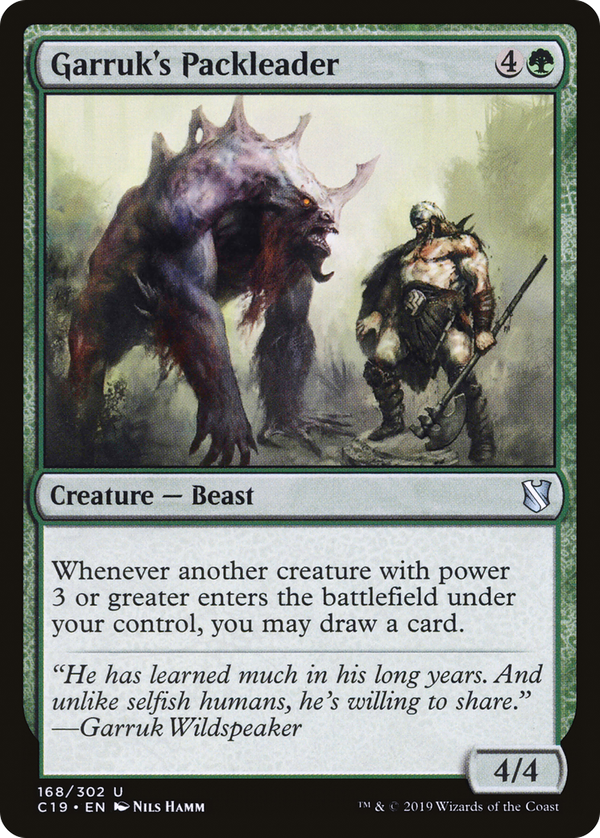 Garruk's Packleader (c19)