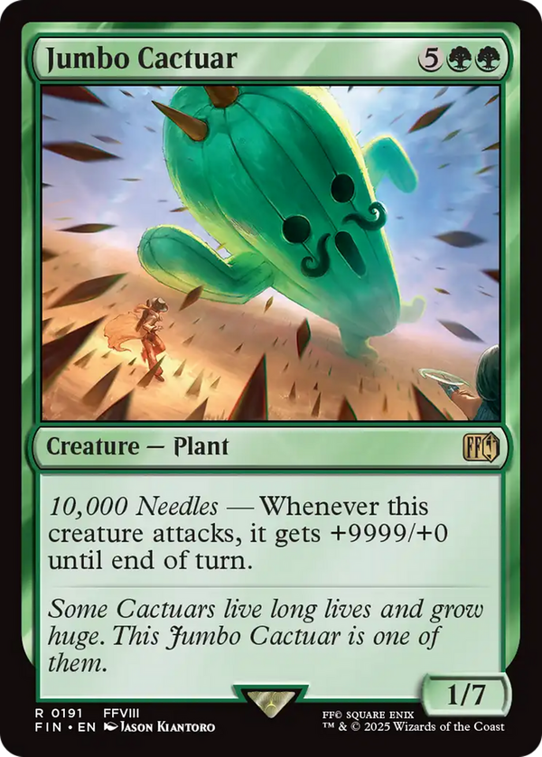 Jumbo Cactuar (fin)