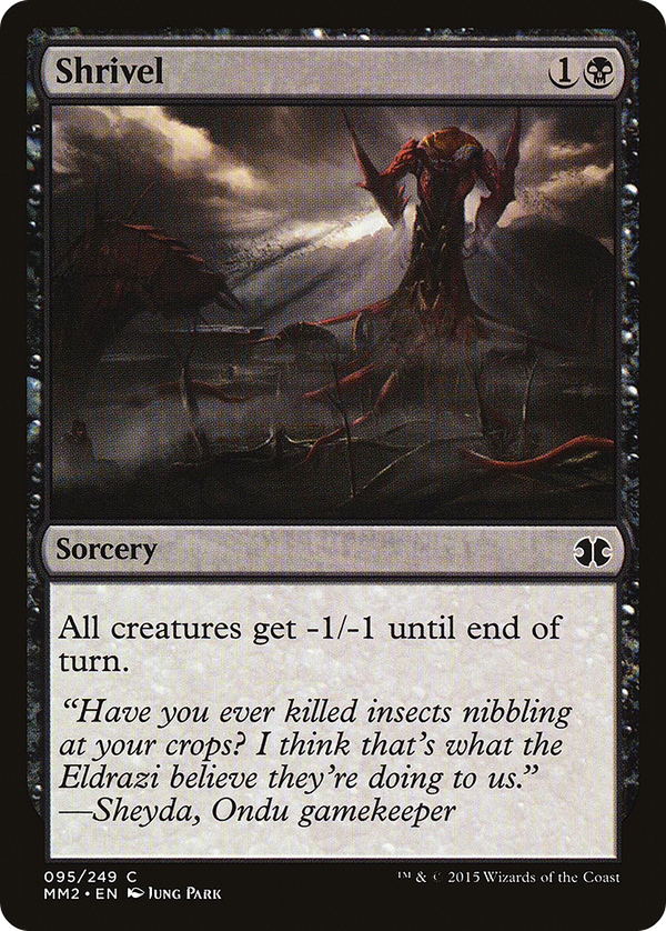 Shrivel (mm2)