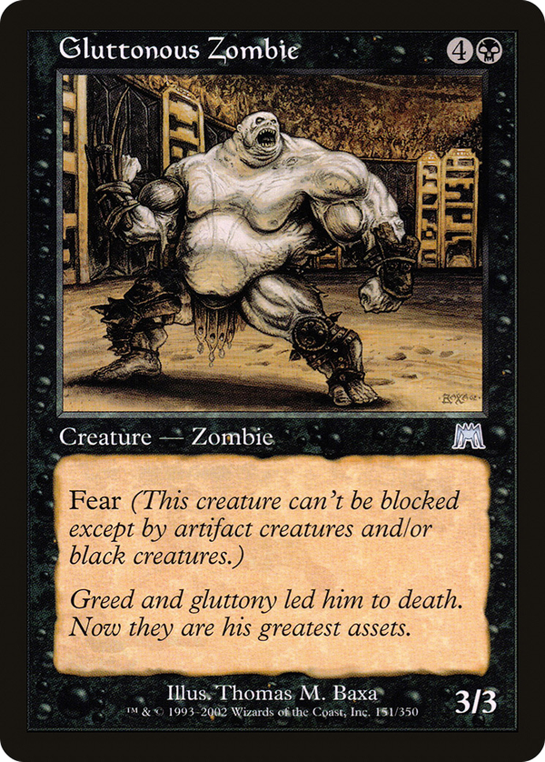 Gluttonous Zombie (ons)