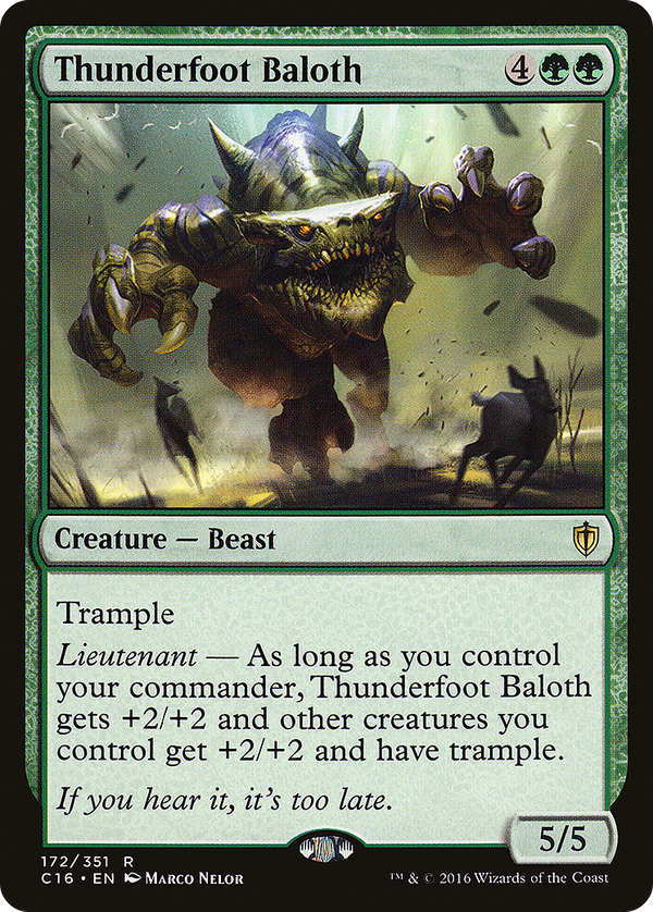 Thunderfoot Baloth (c16)