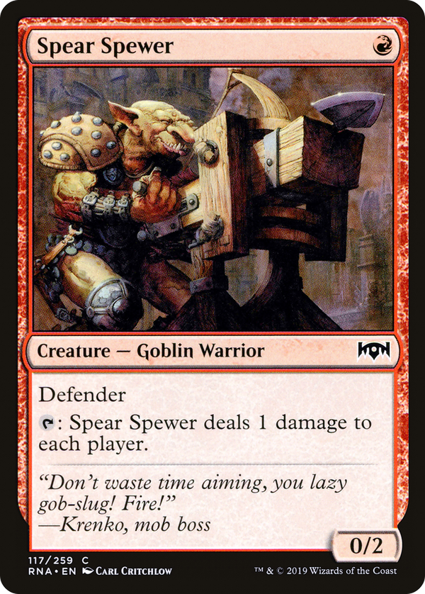 Spear Spewer (rna)