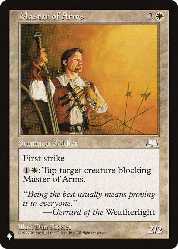 Master of Arms (plst)