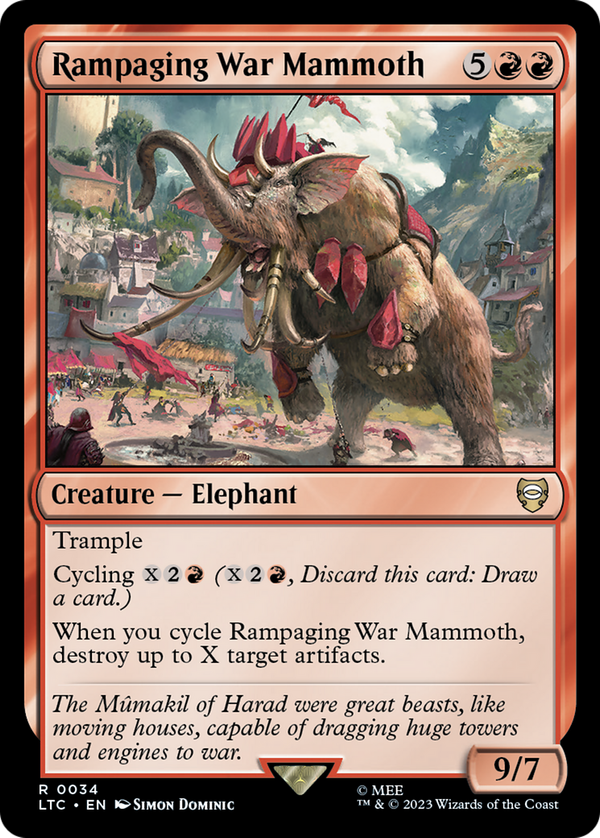Rampaging War Mammoth (ltc)