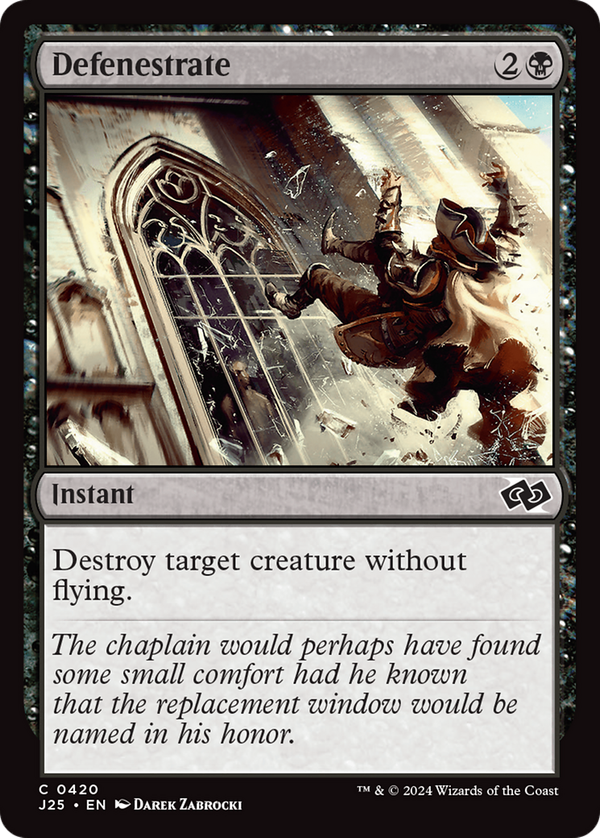 Defenestrate (j25)
