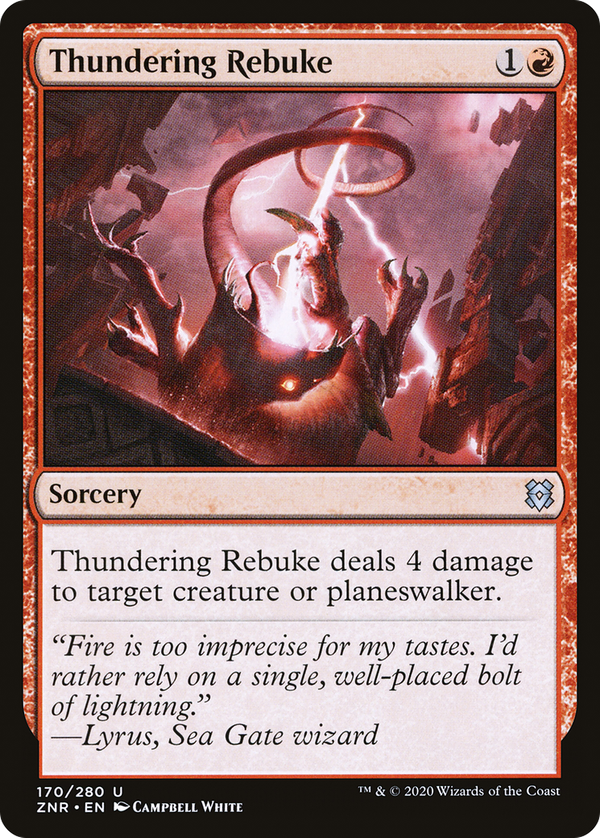 Thundering Rebuke (znr)
