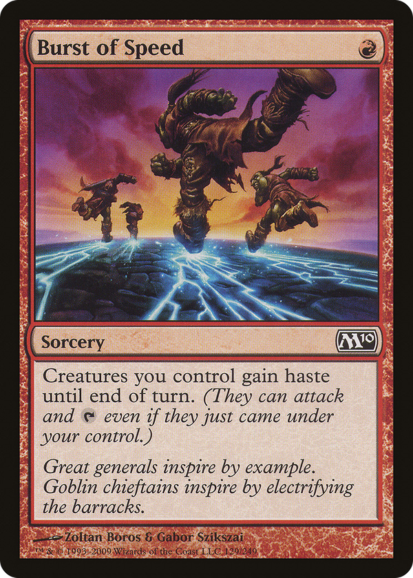 Burst of Speed (m10)