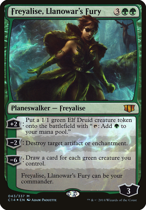 Freyalise, Llanowar's Fury (oc14)