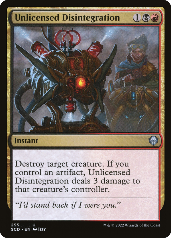 Unlicensed Disintegration (scd)