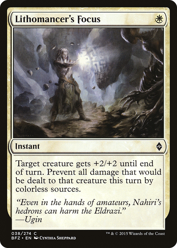 Lithomancer's Focus (bfz)