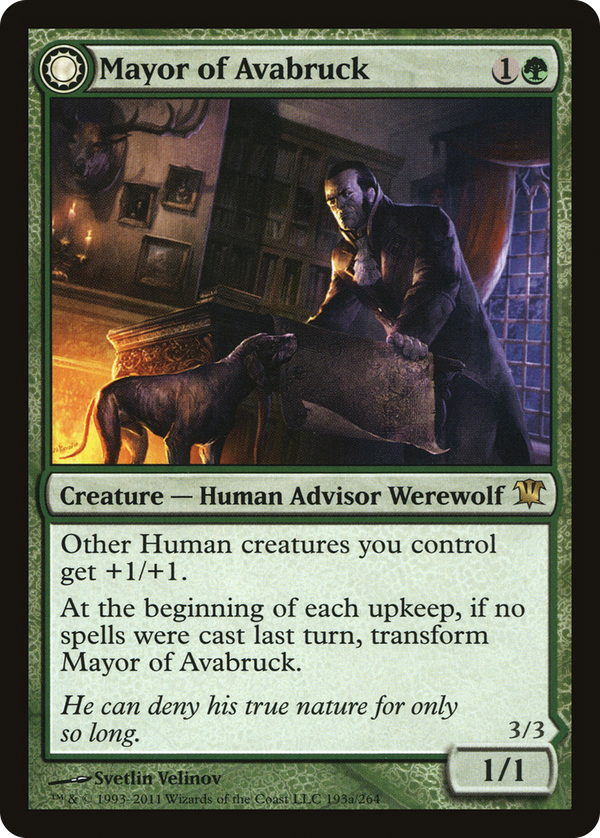 Mayor of Avabruck // Howlpack Alpha (isd)