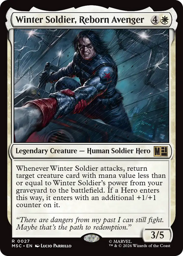 Winter Soldier, Reborn Avenger (msc)