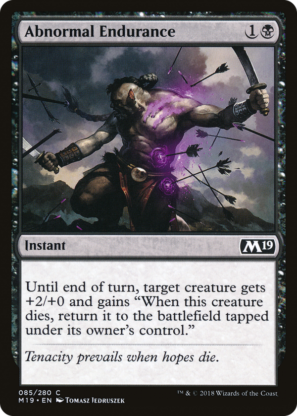 Abnormal Endurance (m19)