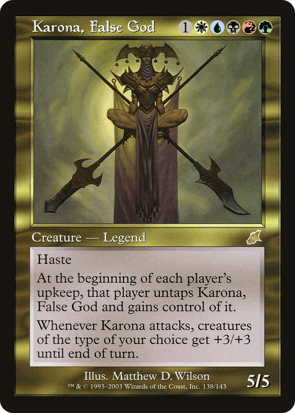 Karona, False God (scg)