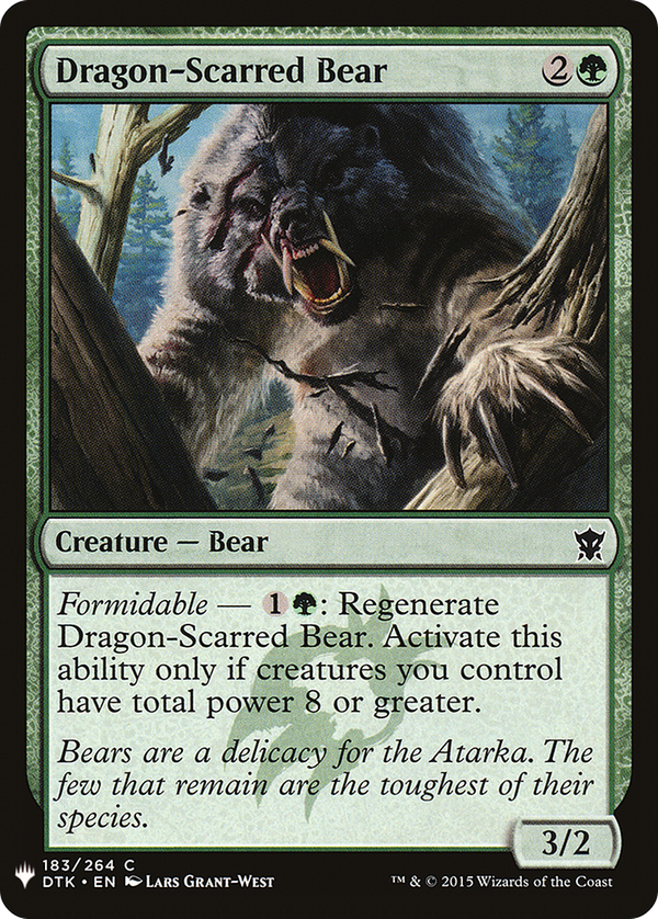 Dragon-Scarred Bear (plst)