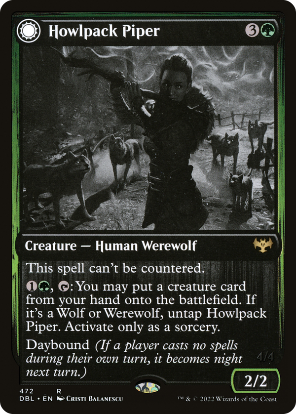 Howlpack Piper // Wildsong Howler (dbl)