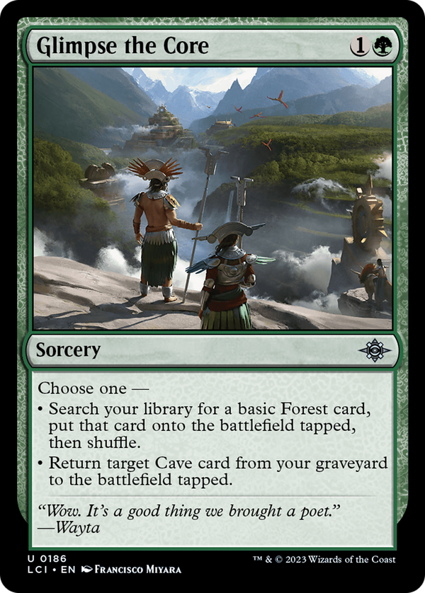 Glimpse the Core (lci)
