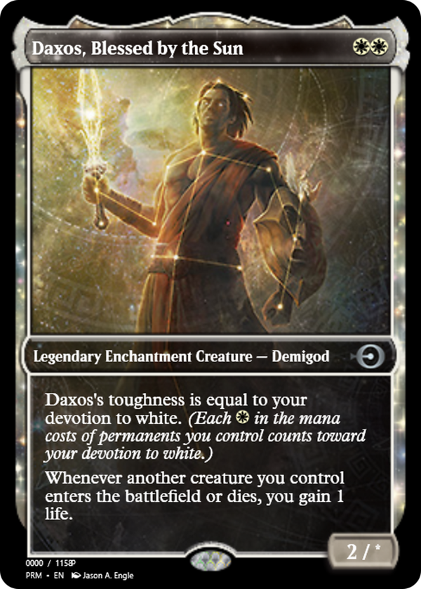 Daxos, Blessed by the Sun (prm)