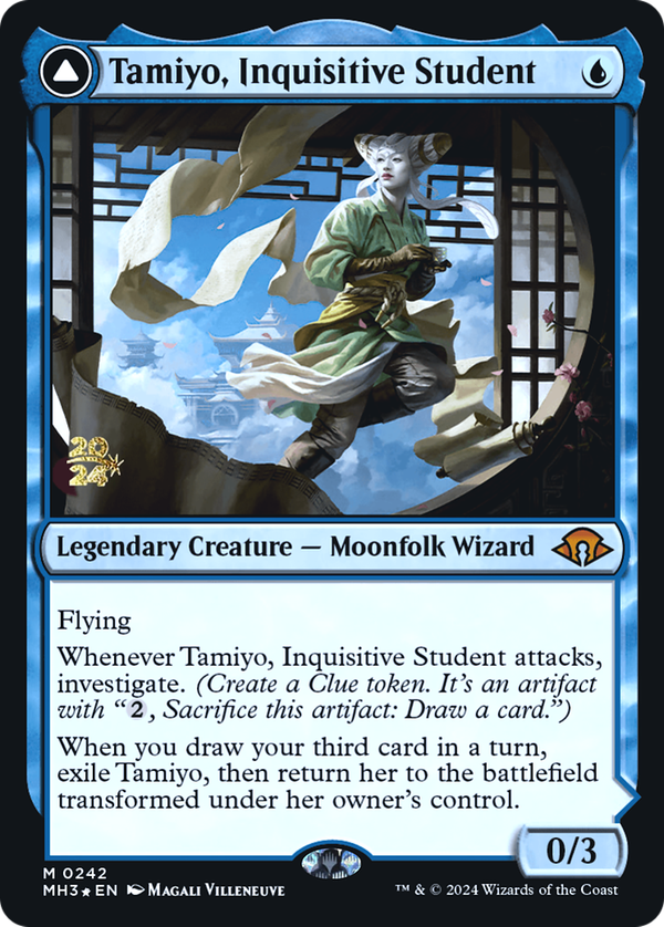 Tamiyo, Inquisitive Student // Tamiyo, Seasoned Scholar (pmh3)