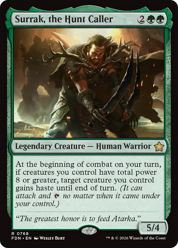 Surrak, the Hunt Caller (fdn)