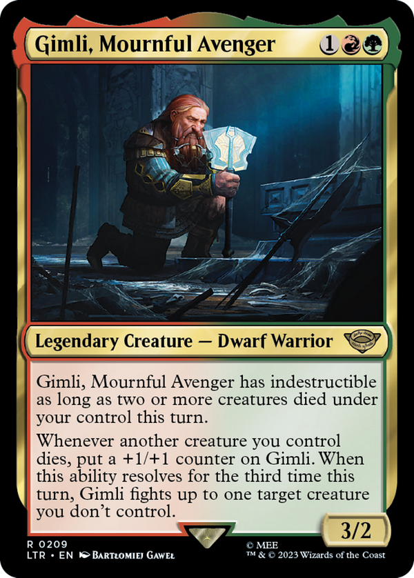 Gimli, Mournful Avenger (ltr)
