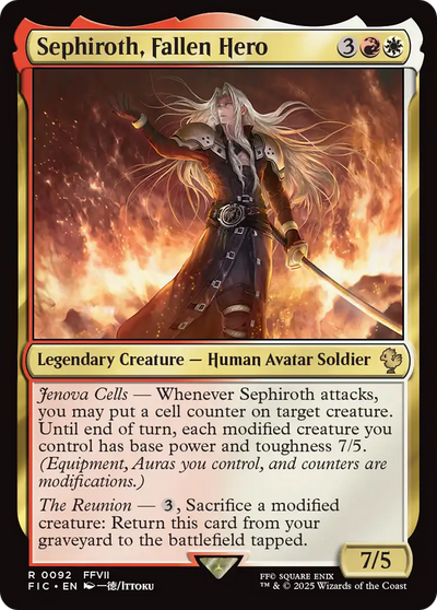Sephiroth, Fallen Hero