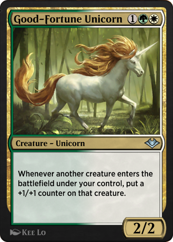 Good-Fortune Unicorn (j21)