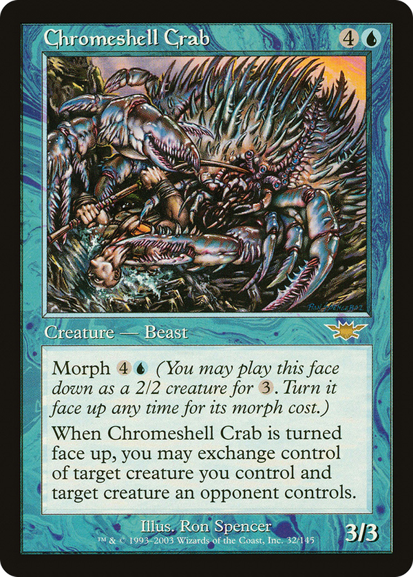 Chromeshell Crab (lgn)