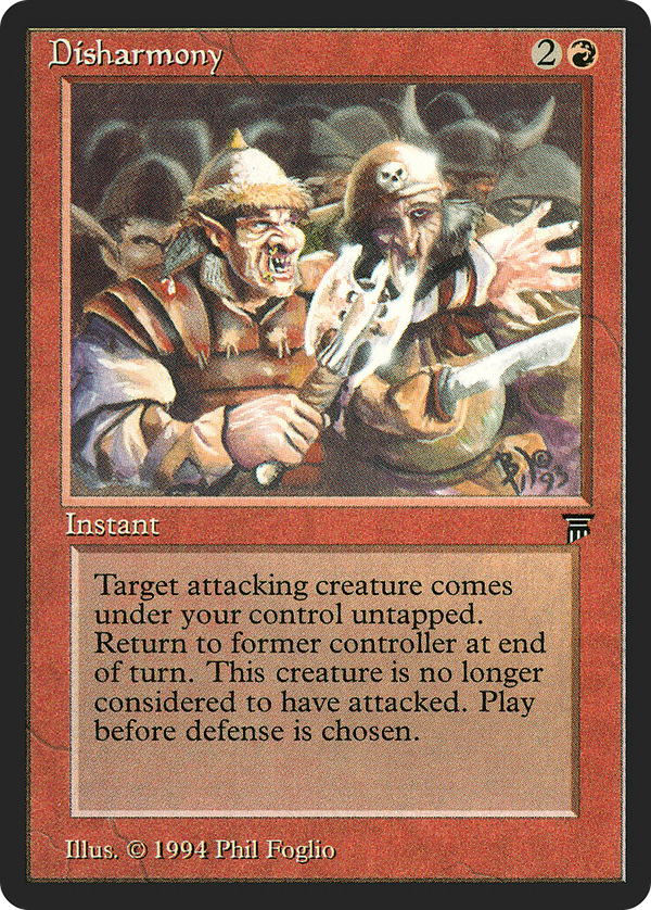 Disharmony (leg)