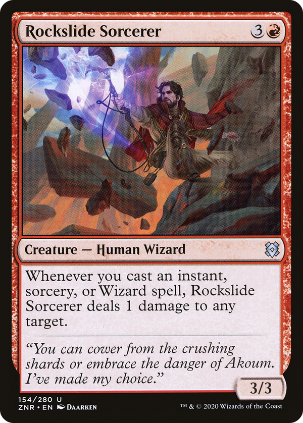 Rockslide Sorcerer (znr)