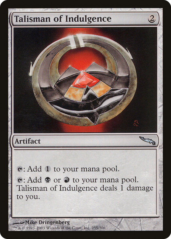Talisman of Indulgence (mrd)