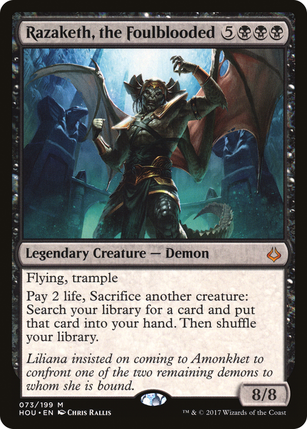 Razaketh, the Foulblooded (hou)