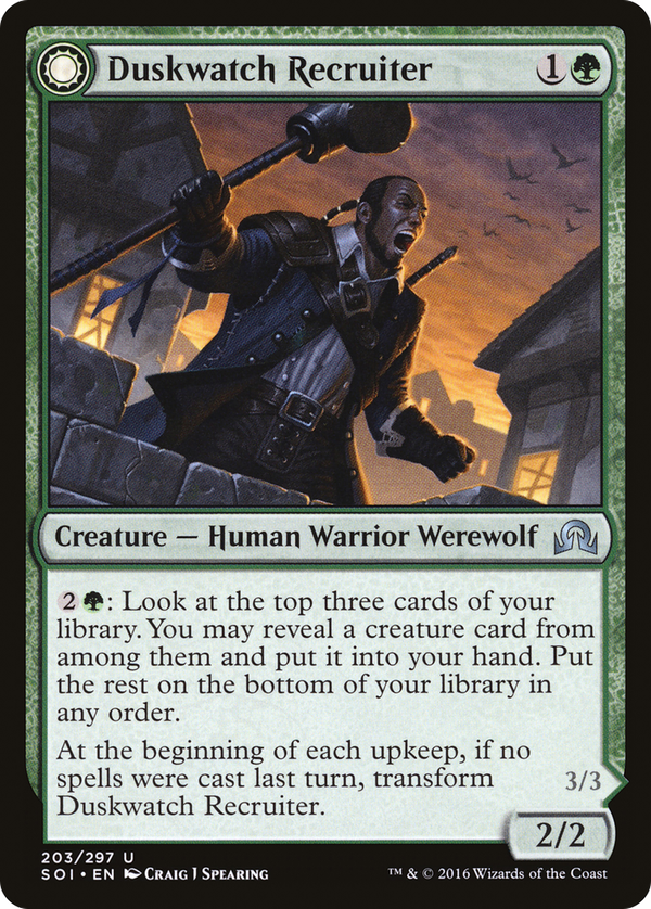 Duskwatch Recruiter // Krallenhorde Howler (soi)