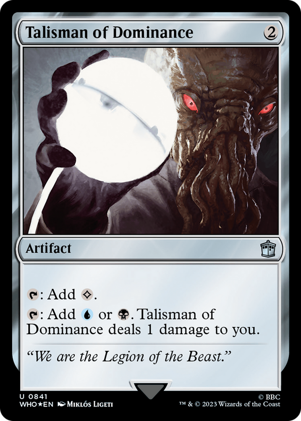 Talisman of Dominance (who)