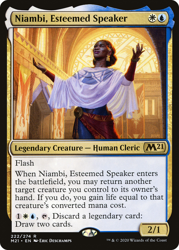 Niambi, Esteemed Speaker (m21)