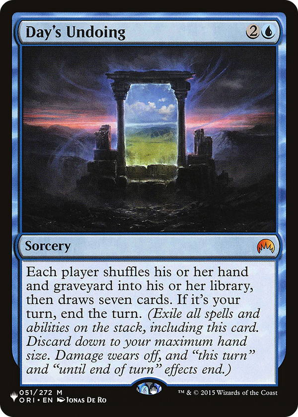 Day's Undoing (plst)