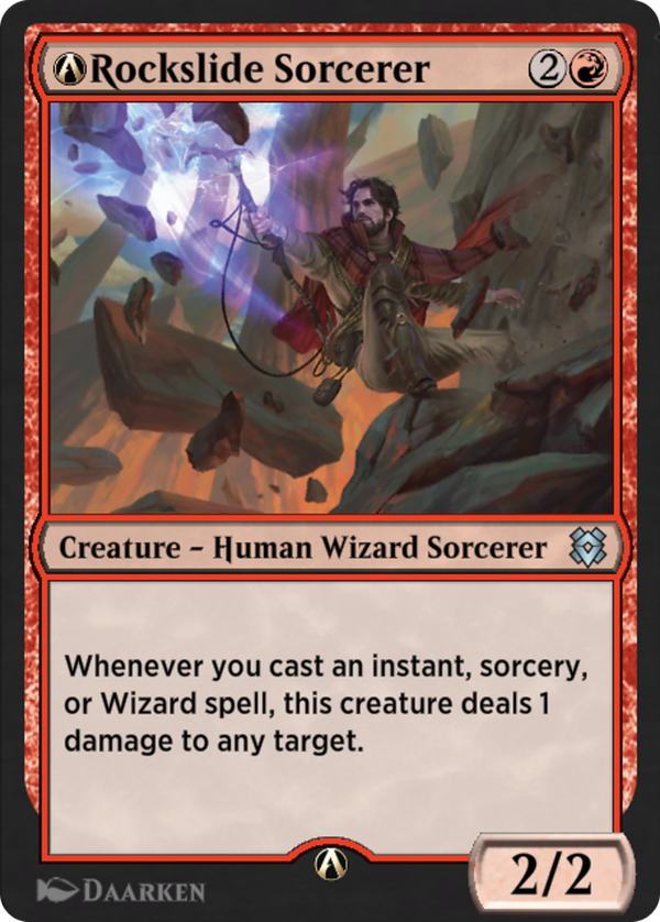 A-Rockslide Sorcerer (znr)
