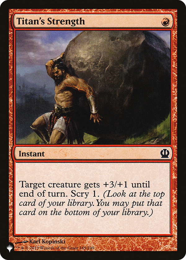 Titan's Strength (plst)