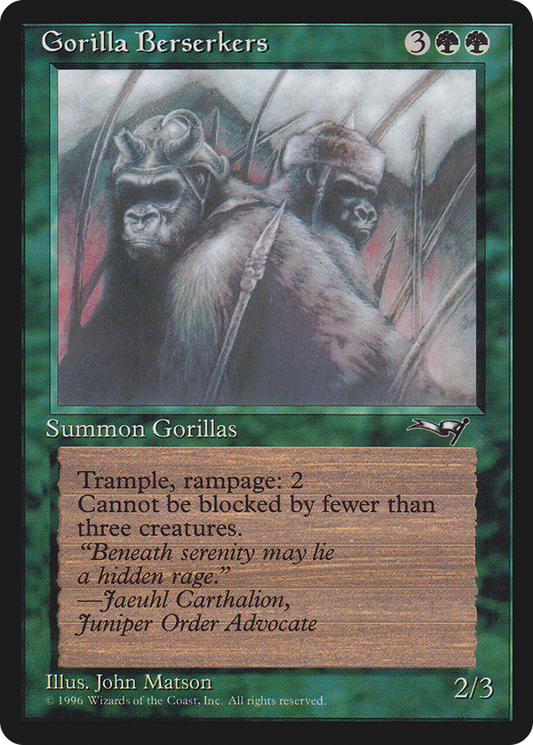 Gorilla Berserkers (all)