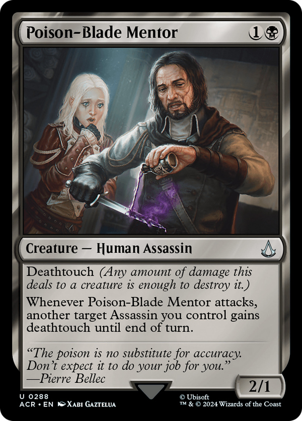 Poison-Blade Mentor (acr)