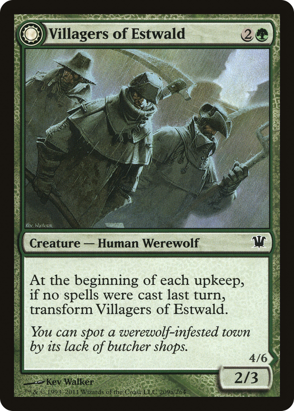Villagers of Estwald // Howlpack of Estwald (isd)