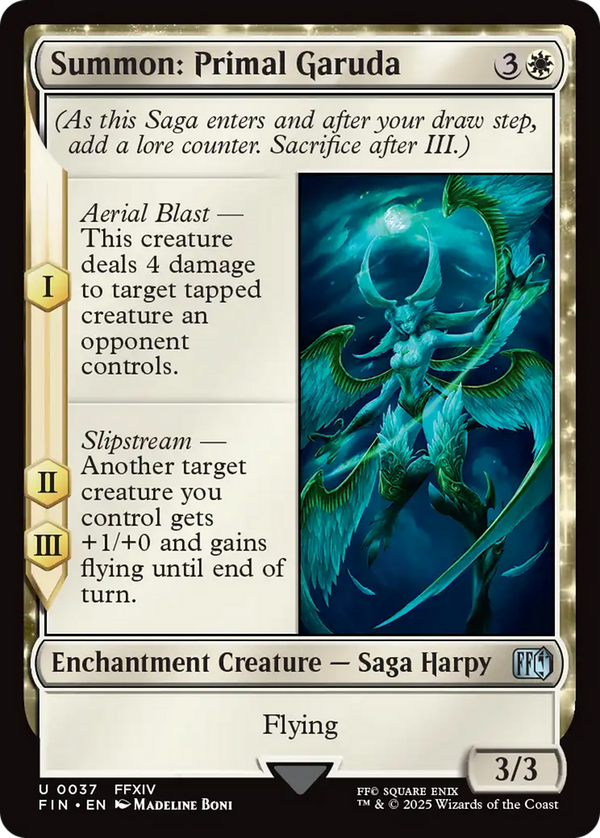 Summon: Primal Garuda (fin)