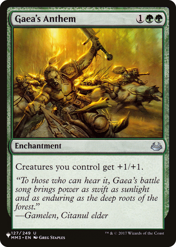 Gaea's Anthem (plst)
