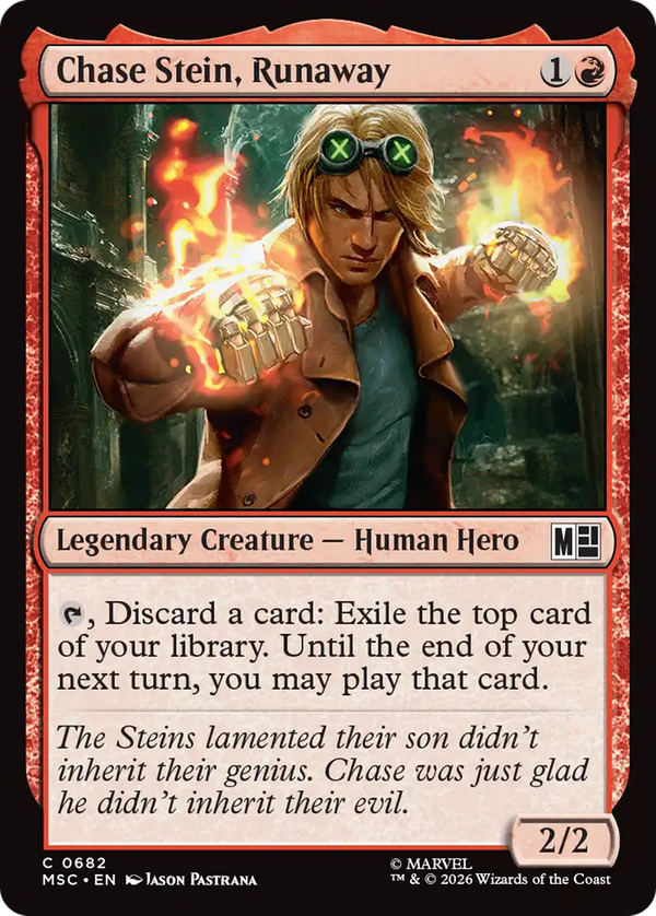 Chase Stein, Runaway (msc)